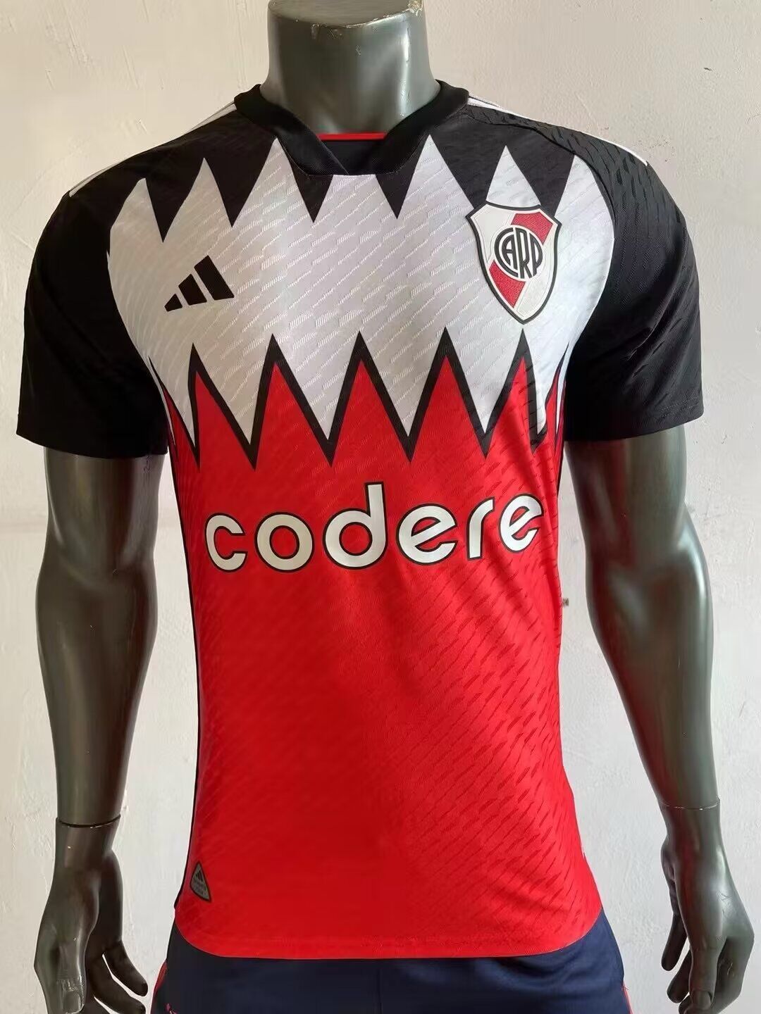 AAA Quality River Plate 23/24 Away White/Red Jersey(Player)